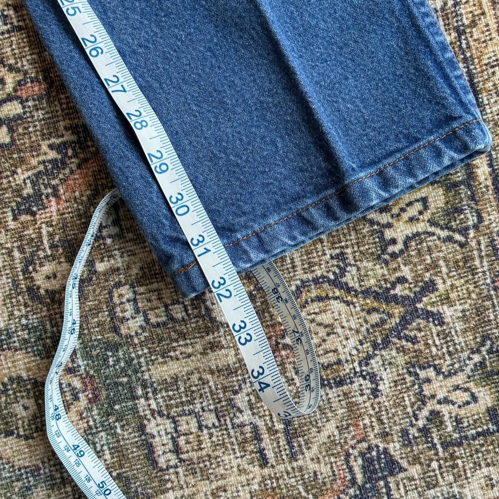 Vintage Wrangler 13MWZG Cowboy Cut Jeans Medium Wash High Rise 9x32 Denim Pants - Picture 9 of 12